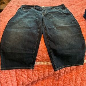 Levi's Dark Blue Denim Capri pants